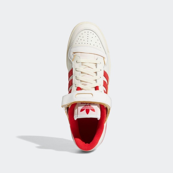 Adidas Originals Forum 84 Low Mens Casual Shoes Red White GY6981 NEW Size 10 - Picture 3 of 11